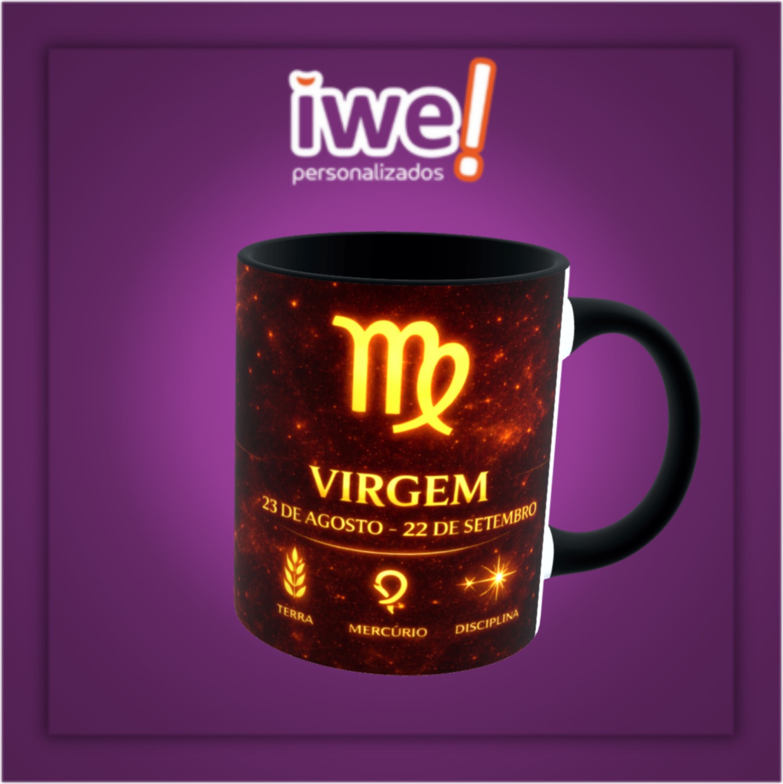 Caneca Signo Virgem - Imagem 2