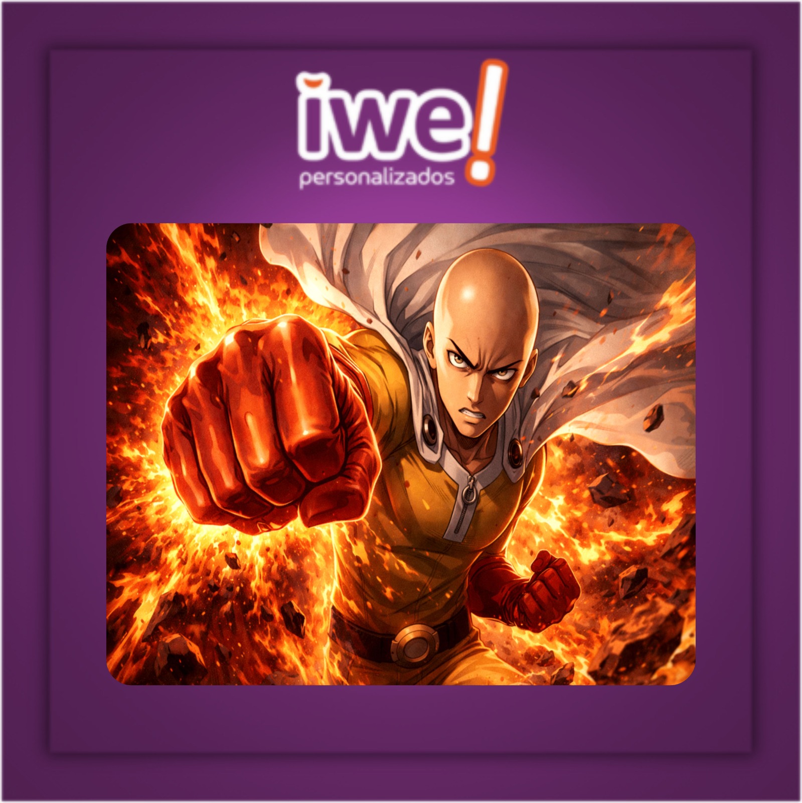 Mousepad Retangular 27,5 x 22 ( Liso Saitama )
