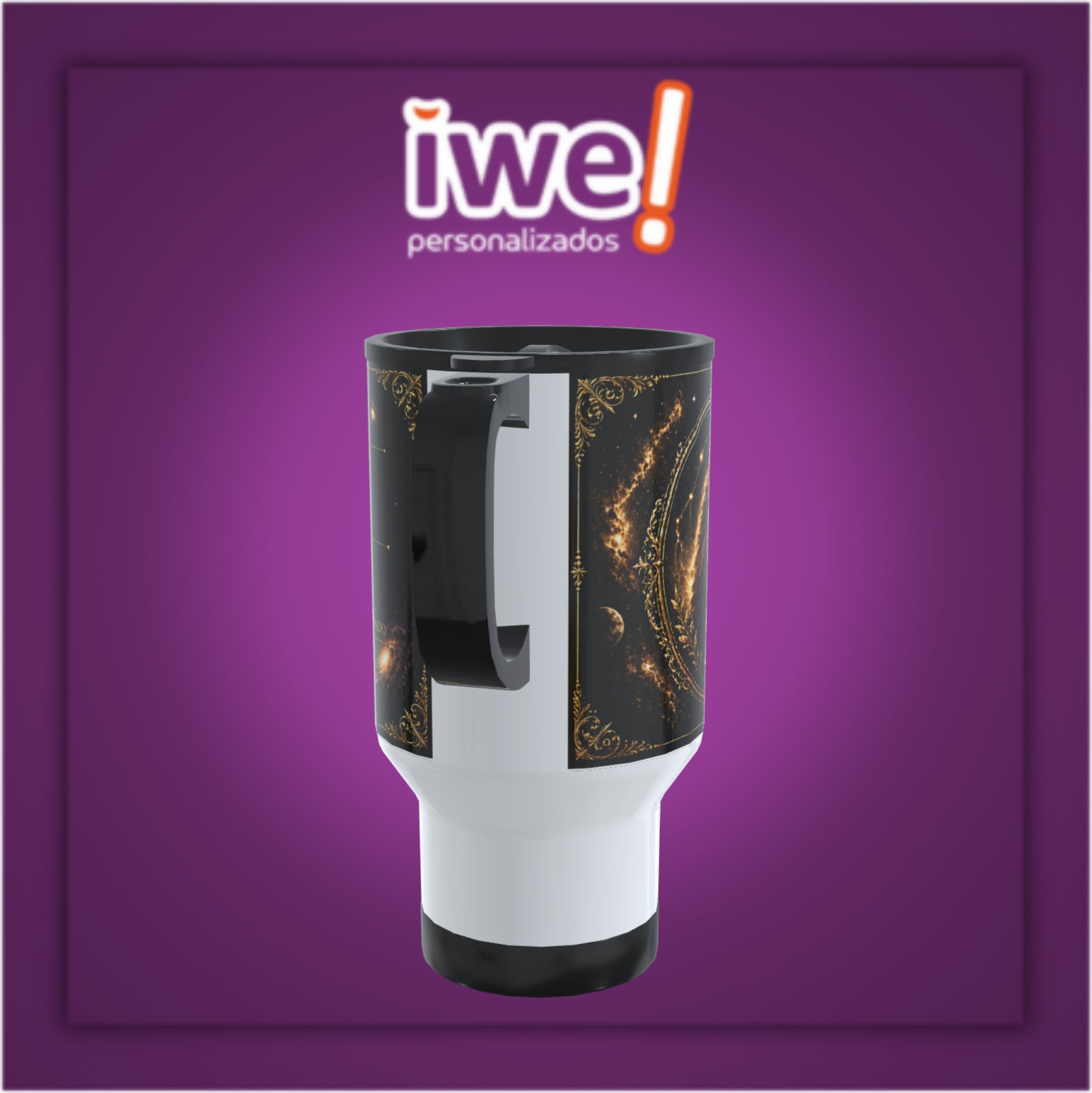 Copo Térmico Viagem C/Tampa Personalizado Signo - Imagem 4