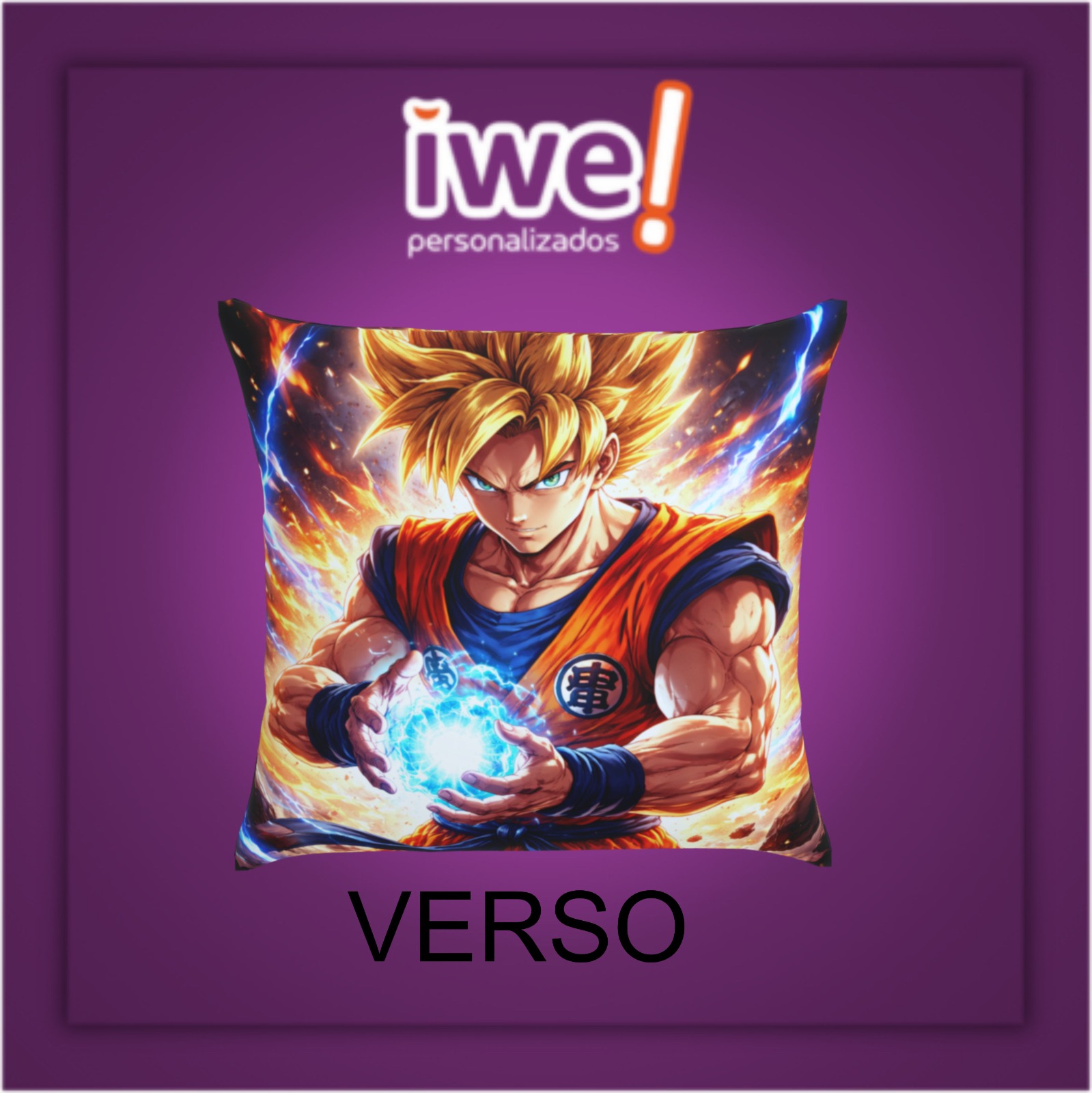 Almofada 36x36 cm ( Goku ) - Imagem 2
